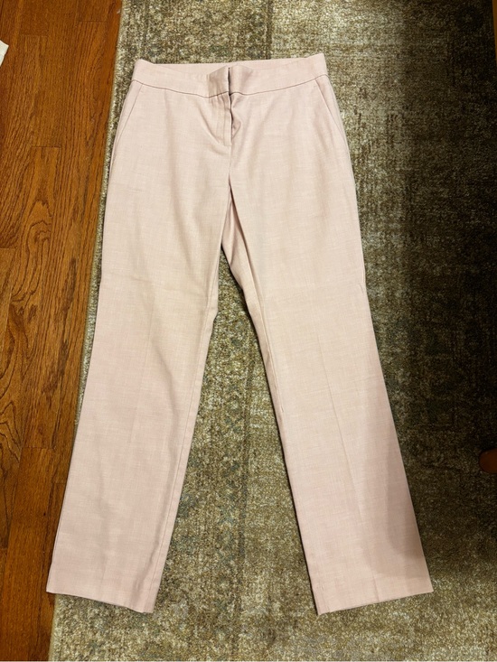 Ann Taylor Pants - Ann Taylor Light Pink Straight-Leg Dress Pants